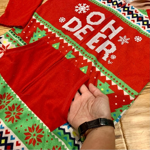Justice Oh Deer onesie sz 12 - Picture 4 of 8